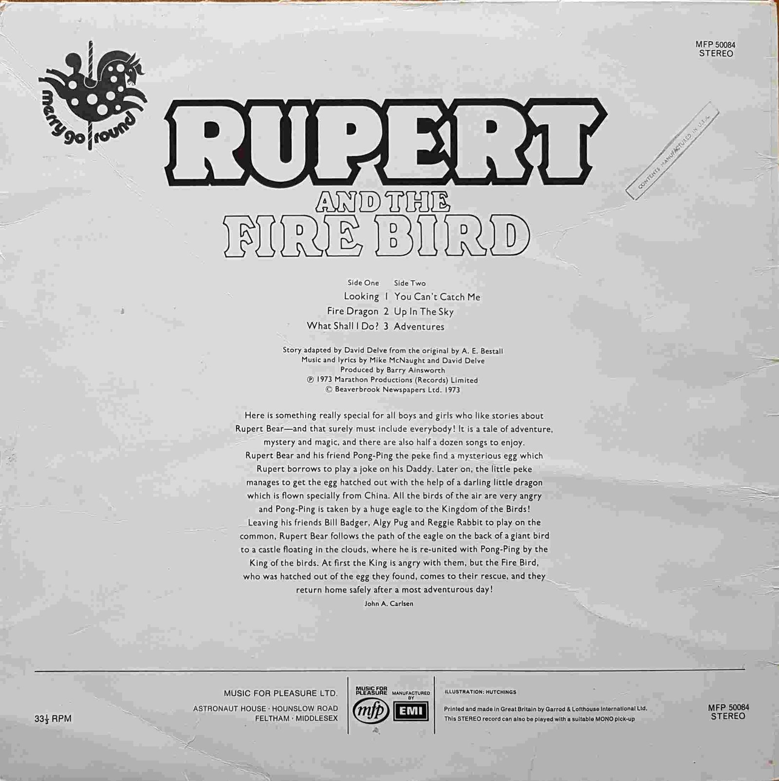 Back cover of MFP 50084